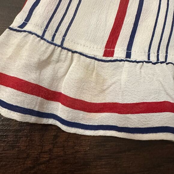 Tularosa Amelia red, white & blue striped sleeveless romper size M NWT - Picture 14 of 14
